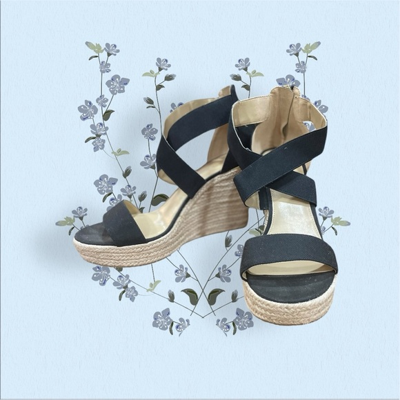 Michael kors wedge espadrille sandals size 10 - Picture 2 of 5